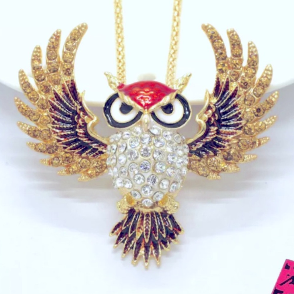 BJ Owl Pendant/Necklace